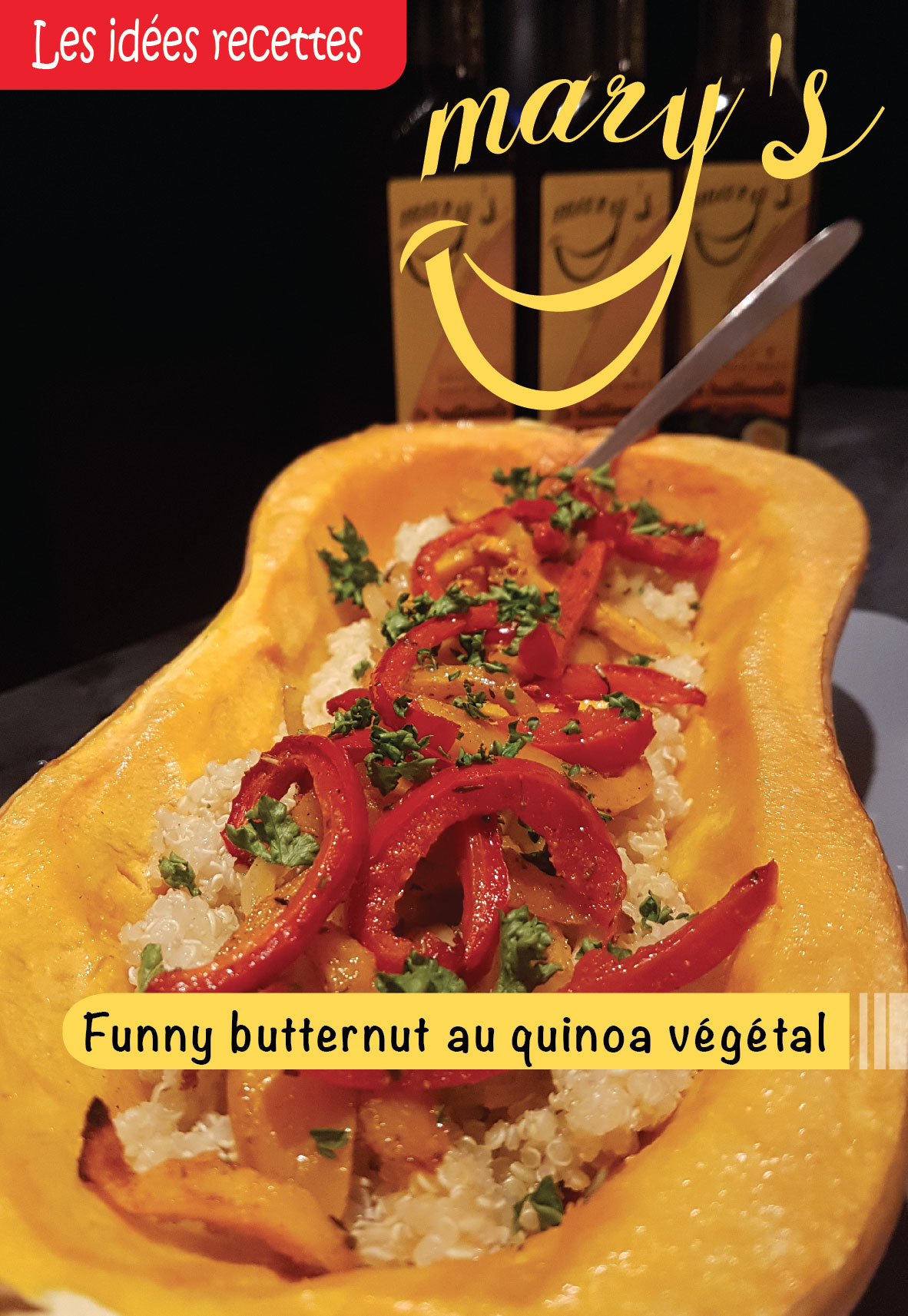 Funny butternut au quinoa végétal