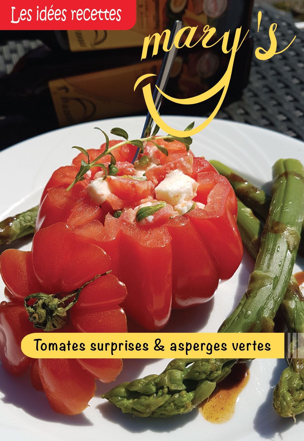 Tomates surprises & asperges vertes